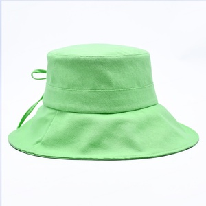 Oem Design Wide Brim Plain <b>Green</b> Bucket <b>Hat</b> Bulk Custom Personalized Bucket Cap Wholesale - Product Image 4
