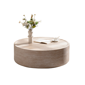 Nuovo italiano Design moderno minimalista piccolo appartamento in legno rotondo tavolino da salotto <span class=keywords><strong>mobili</strong></span> <span class=keywords><strong>per</strong></span> la casa facile da pulire - Product Image 6