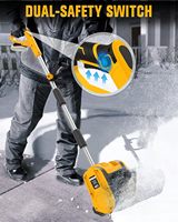 Pelle à neige pliable électrique 21V batterie au Lithium souffleuse à neige Portable balayeuse à neige domestique main pousser chasse-neige