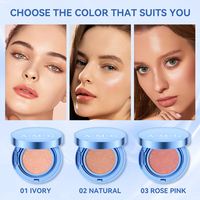 Fond de teint coussin longue tenue, marque privée, contrôle du sébum, fini mat, formule éclaircissante, haute pigmentation, maquillage waterproof