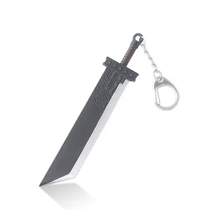 Großhandel die buster schwert-Cloud Strife Buster Schwert Schlüssel bund Spiel Final Fantasy Remake Zack Fair Waffe Schwert Schlüssel bund