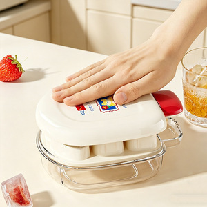Ice Cube Mold Square Food Grade With Lid Mini Ice Tray For Home <b>Freezer</b> 6 <b>Pack</b> - Product Image 4