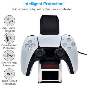 Factory <strong>Cheap</strong> Dual Fast Charging Dock Stand Led Indicators <strong>Controller</strong> Charger Station for <strong>PS5</strong> - Product Image 2