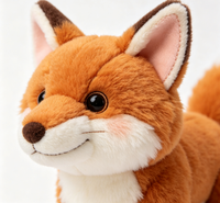 Peluche Renard Rouge Personnalisée à Faible MOQ, Fabrication OEM ODM, Mignonne Poupée Renard en Peluche, Échantillon Rapide pour Enfants
