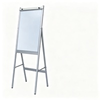 Tableau blanc de tableau blanc magnétique double face relié par bureau