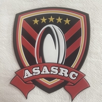 Patch personnalisé écologique haute fréquence avec logo en relief 3D, impression sérigraphique pour sacs, vêtements, chaussures