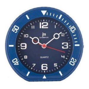 JUSTAMINUTE Soft Touch Alarm <b>Clock</b> Blue JA7096A - Product Image 1