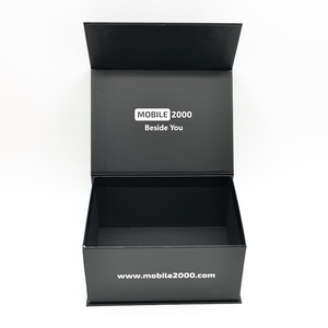 ISO9001 Certified Rigid Cardboard Skincare Packaging <b>Boxes</b> with Magnetic Flap Lid Customized Logo Embossing Matt Lamination - Product Image 3