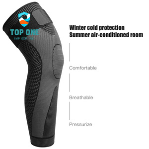 Top One Offre Spéciale Haute Compression Élastique Réglable Genou Manches Meilleure Genouillère Pour Hommes Femmes Genouillère - Product Image 5