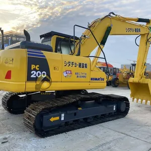 경쟁력있는 가격 Komatsu Pc200 굴삭기 기계 사용 Komatsu 중국에서 굴삭기 사용