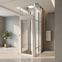 Portes coulissantes doubles électriques pour l'entrée d'une villa résidentielle, porte coulissante double électrique entièrement automatique