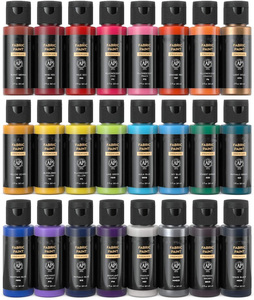 Pinturas acrílicas de tela, pinturas acrílicas de 24 colores, 60ml, venta al por mayor <span class=keywords><strong>para</strong></span> <span class=keywords><strong>ropa</strong></span>, camisetas, bolsos, zapatos, arte - Product Image 2