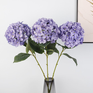 Artificial Hydrangea <b>Flowers</b> 93cm Long High Simulation Silk <b>Flower</b> For Wedding Home Decor Outdoor Props - Product Image 5