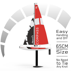 Boussole 650 <span class=keywords><strong>voilier</strong></span> RTR, navigation radiocommandée, pas besoin de faire un nœud, manipulation et bricolage faciles - Product Image 3