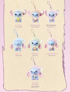 Vente en gros authentique pour la série Stitcchh Eat Something Sleep <span class=keywords><strong>Again</strong></span> Sleepy, jouets en peluche vinyle PVC, boîte aveugle, ensemble complet - Product Image 4