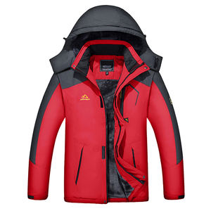 Chaqueta Cortavientos de Invierno OEM para Hombre, Abrigo con Capucha, Impermeable, Desmontable, de Manga Larga - Product Image 4