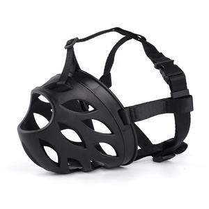 USMILEPET directo de fábrica PP + bozal de goma suave para perros transpirable para evitar ladridos morder masticar cubierta de <span class=keywords><strong>boca</strong></span> de perro para perros - Product Image 2