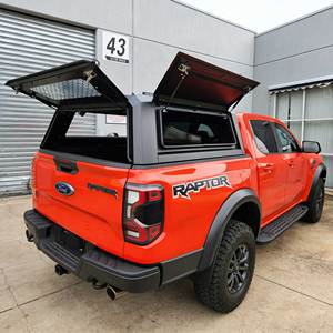 Copertura Retrattile Deluxe per Pickup, Impermeabile, in Acciaio, con Chiusura di Sicurezza, per Ford F150 11-23 RAPTOR 16+ - Product Image 1
