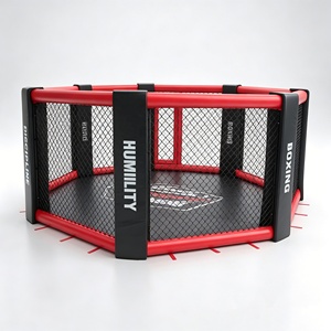 Professional Gym MMA <strong>Octagonal</strong> Cage Thickened Backrest Competition <strong>UFC</strong> Floor MMA Cage Fighting Ring Boxing <strong>Octagonal</strong> Cage - Product Image 1