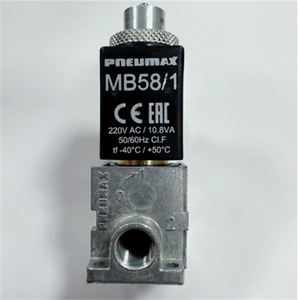 Électrovanne directe miniature d'origine <span class=keywords><strong>Pneumax</strong></span> 305.M58 - NC, G1/8, 220/50-60, série 300 - Product Image 1