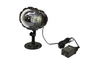 Mini Luz LED de Matriz para Exteriores, RGBW, Diseño de Copo de Nieve, IP65 Impermeable, con Control Remoto para Navidad