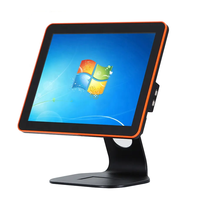 Terminal POS Táctil Intel I3 de 15 Pulgadas con Pantalla VFD para Clientes, 4GB/64GB SSD, Wi-Fi, NFC, Bluetooth, Sistema Operativo Windows, Base de Aluminio