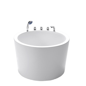 Bañera de forma redonda para instalación de esquina de baño y cocina, <span class=keywords><strong>bañeras</strong></span> japonesas y <span class=keywords><strong>bañeras</strong></span> de hidromasaje <span class=keywords><strong>muy</strong></span> <span class=keywords><strong>pequeñas</strong></span> - Product Image 1