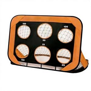 Portería de Fútbol Plegable Portátil para Niños, Juguete Deportivo para Exteriores, Cuatro en Uno, Modelo MK-8028-1, para Jardín de Infancia - Product Image 1