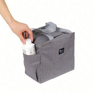 Sac à déjeuner léger en néoprène 300D avec double poche, isolation imperméable, fermeture éclair, motif floral, sac fourre-tout, article transfrontalier très populaire - Product Image 1