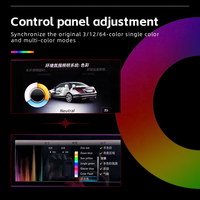 64 Warna Lampu Ambient Cover Speaker Midrange untuk Dekorasi Interior Mercedes Benz E-Class W213 E-coupe C238