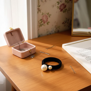 Fascia elastica di moda di tendenza eleganti semplici accessori per ragazze peluche tessuto pizzo cravatte vendita calda all'ingrosso - Product Image 3