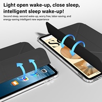 Vente chaude Y Pliant Souple TPU Transparent Acrylique Couverture Arrière pour iPad Pro 11 Pouces 4ème/3ème/2ème 2022/2021/2020
