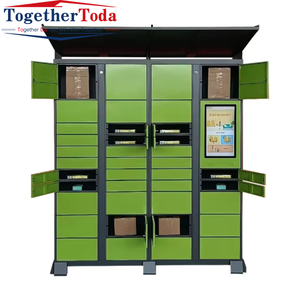 Armoire intelligente de haute technologie, sécurisée, durable, multi-compartiments, résistante aux intempéries, conviviale pour le stockage de colis et de colis postaux - Product Image 2