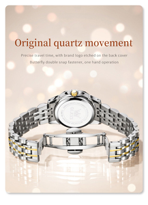 OLEVS 9931 Top Brand originale orologio da uomo al quarzo in acciaio inossidabile impermeabile elegante specchio a rombo orologio da polso da donna per regalo - Product Image 4