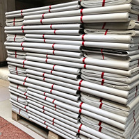 Papier de rembourrage froissé biodégradable sans poussière, garnissage souple pour l'emballage de sacs à main de luxe, maintien de la forme, en bois vierge recyclé