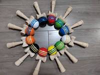 Kendama en bois : Jouet éducatif interactif, amusant, durable et sûr pour enfants et adultes, jeu familial, cadeaux en gros