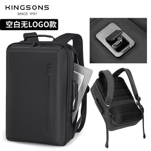 Kingsons Laptop <b>Backpack</b> 15-Inch Business Travel Men's Multi-Functional Computer Bag <b>Black</b> - Product Image 3