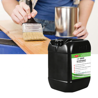 Vernis UV haute brillance pour surfaces en bois, anti-jaunissement, pulvérisable, séchage rapide UV, protection transparente