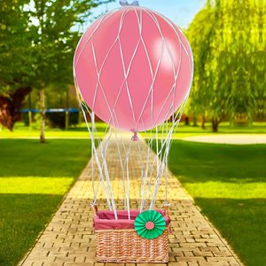 Filet <span class=keywords><strong>de</strong></span> composition pour ballons à air chaud, idéal pour <span class=keywords><strong>centre</strong></span> <span class=keywords><strong>de</strong></span> <span class=keywords><strong>table</strong></span>, accessoires photo, baby shower, mariages, anniversaires, décoration <span class=keywords><strong>de</strong></span> fête - Product Image 2