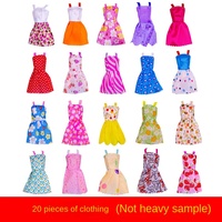 Vêtements pour poupées de 30 cm, robes à velcro, lot de modèles variés, tenues faciles à enfiler, unisexe, vente en gros