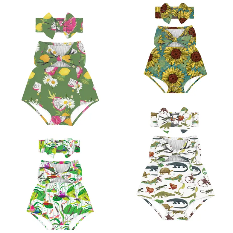 newborn baby boy romper bow tie outfit suit girls romper baby clothes off shoulder summer sleeveless girls rompers