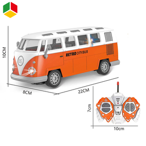 QS Đồ Chơi Xe Buýt Điều Khiển Từ Xa Mô Hình Mô Phỏng Cổ Điển Retro Xe Hơi Điện SUV 3 Màu 1/30 Đồ Chơi Xe Buýt Trường Học Điều Khiển Từ Xa - Product Image 5