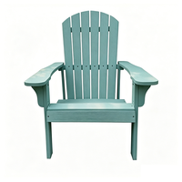 Chaises Adirondack en plastique imperméables et résistantes aux UV pour l'extérieur, vente en gros, pour le jardin