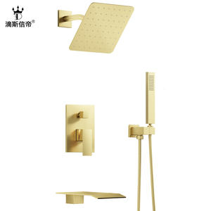 Dishixindi - Juego de Ducha de 8 Pulgadas, Acero Inoxidable, Montado en la Pared, con Función de Masaje Manual - Product Image 5