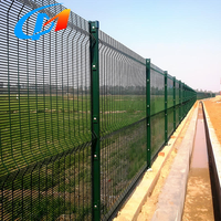 Valla de Alta Seguridad 358, Galvanizada en Caliente con Revestimiento de PVC, Apta para Jardines Exteriores y Viviendas Residenciales