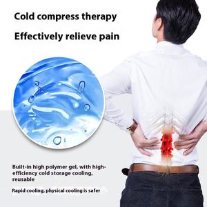 Perlindungan pinggang olahraga lintas batas paket es dapat didaur ulang kompres panas dingin mengurangi ketegangan dan rasa sakit - Product Image 4