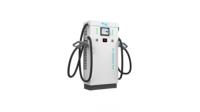 Nouvelle station de recharge rapide DC TELD 80k G2.5 Series 50.100oVv IP55 pour extérieur, double pistolet, commerciale, interface GB, blanche