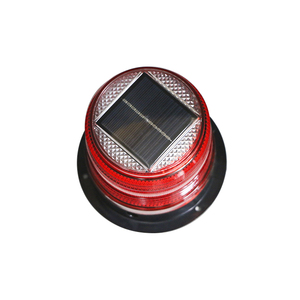 Semáforos luminosos LED intermitentes de material ABS alimentados por energía solar - Product Image 6