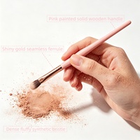 Ensemble de 12 pinceaux de maquillage pour les yeux professionnels, vegan, synthétiques, doux, avec un étui de rangement en cuir rose portable, possibilité de personnaliser le logo de la marque privée
