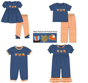 Set di abbinamenti per bambini autunno inverno nuovi modelli di abbigliamento Boutique USA abbigliamento per bambini - Product Image 4